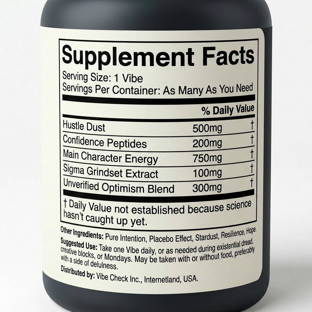 Super Supplement (Not A Real Product)
